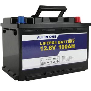 GEL / AGM орлуулагч Нарны эрчим хүчийг хадгалах зай 12v 100ah LifePo4 Lithium ion Battery